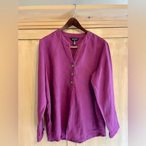 Ellen Tracey linen top